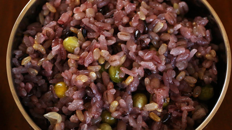Gạo lứt kết hợp với các loại đậu