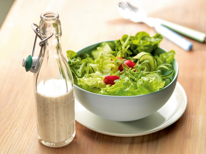 Salad oi hộp sữa chua eatclean